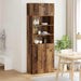 Dulap de depozitare Lemn Vechi 80 x 42,5 x 225 cm Lemn compozit - WALTI WALTI