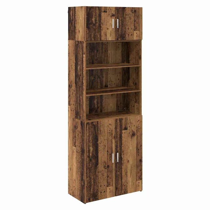 Dulap de depozitare Lemn Vechi 80 x 42,5 x 225 cm Lemn compozit - WALTI WALTI