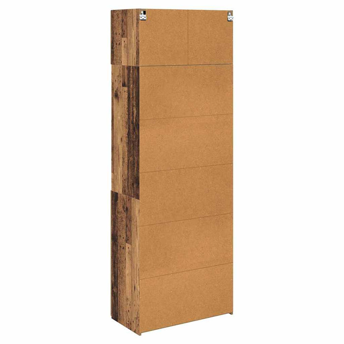 Dulap de depozitare Lemn Vechi 80 x 42,5 x 225 cm Lemn compozit - WALTI WALTI