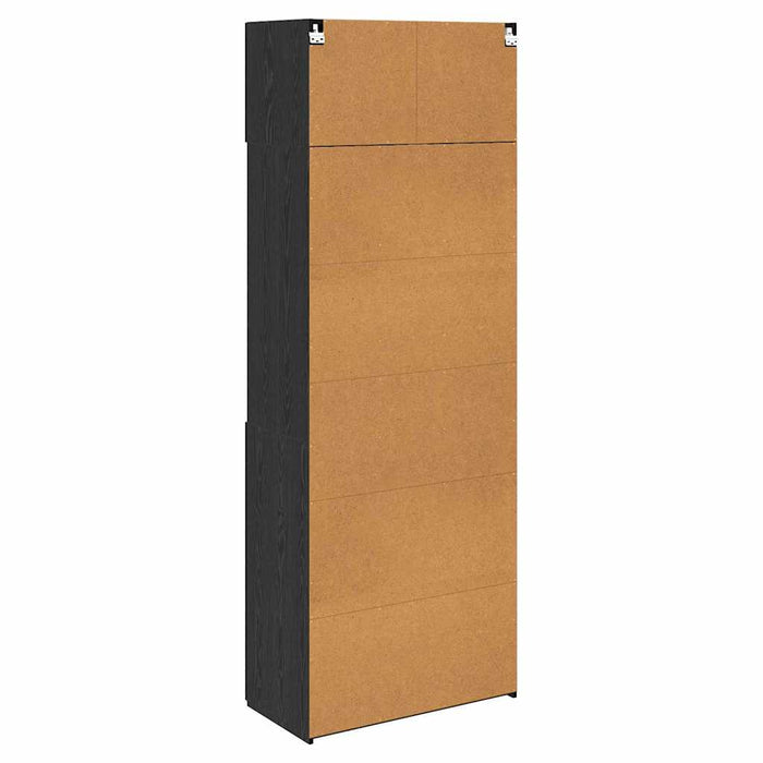 Dulap de depozitare Pe perete Stejar Negru 80 x 42,5 x 225 cm - WALTI WALTI