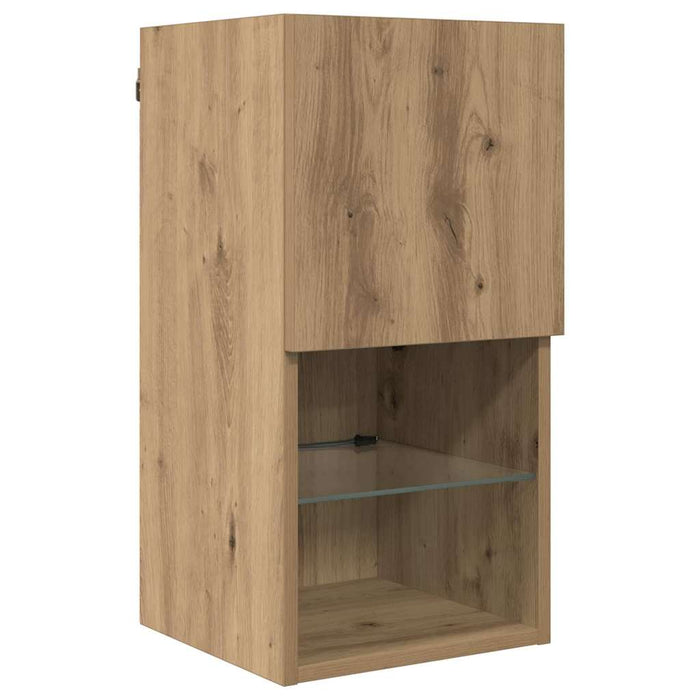 Unități pentru Pereți de TV 8 pcs Stejar Artizanal - WALTI WALTI