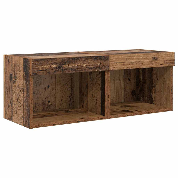 Unități pentru Pereți de TV 5 pcs Stejar Negru 60 x 30 x 30 cm - WALTI WALTI