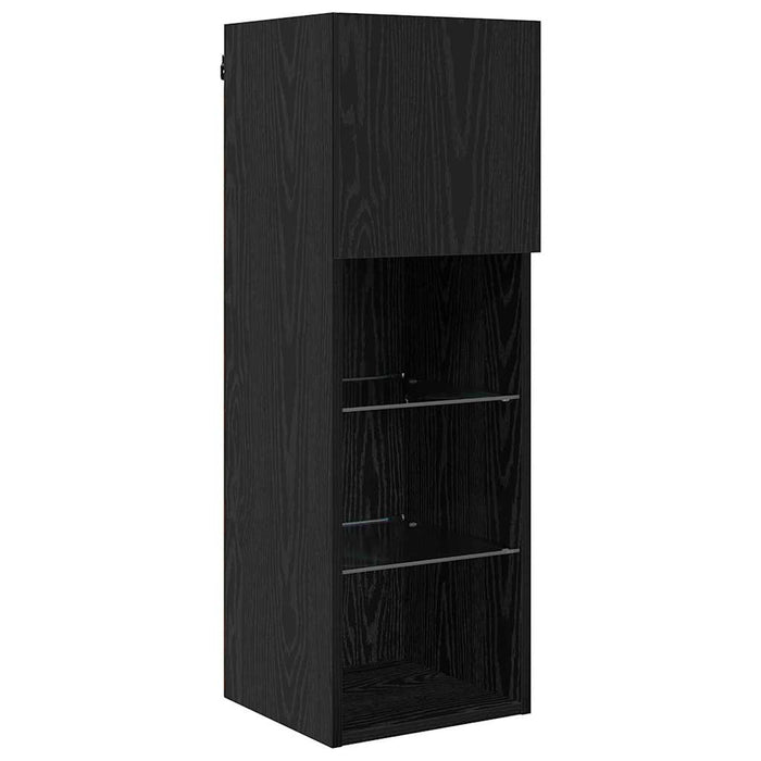 Unități pentru Pereți de TV 5 pcs Stejar Negru 60 x 30 x 30 cm - WALTI WALTI