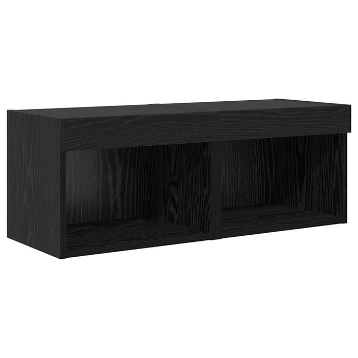 Unități pentru Pereți de TV 5 pcs Stejar Negru 60 x 30 x 30 cm - WALTI WALTI