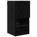 Unitate TV de Perete Pe perete 6 pcs Stejar Negru Lemn compozit - WALTI WALTI