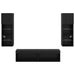 Unitate TV de Perete Pe perete 6 pcs Stejar Negru Lemn compozit - WALTI WALTI