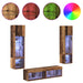Unitate TV de Perete Pe perete 6 pcs Lemn Vechi Lemn compozit - WALTI WALTI