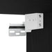 Cabinet TV cu lumini cu bandă LED 8 pcs Stejar Negru Sticlă - WALTI WALTI
