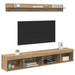 Set Dulap pentru Televizor Montat pe Perete 5 pcs Lemn compozit - WALTI WALTI