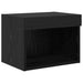 Unități TV de perete cu LED 5 pcs Stejar Negru 40,5 x 30 x 102 cm - WALTI WALTI