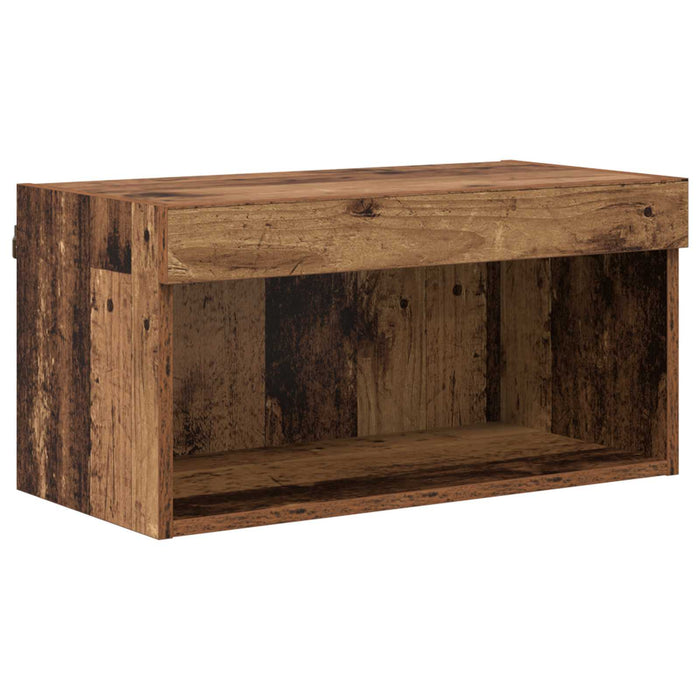 Unități TV de perete cu LED 5 pcs Lemn Vechi 80 x 30 x 40 cm - WALTI WALTI