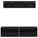 Unități TV de perete cu LED 5 pcs Stejar Negru 80 x 30 x 40 cm - WALTI WALTI