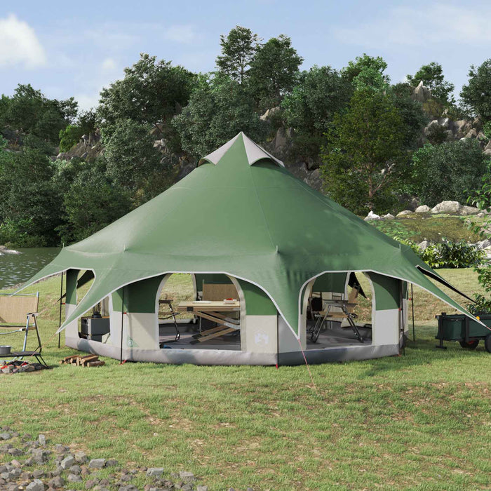 Cort de Familie Verde 10 persoane - WALTI WALTI