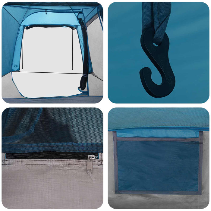 Cort tunel albastru 361 x 235 x 147 cm WALTI