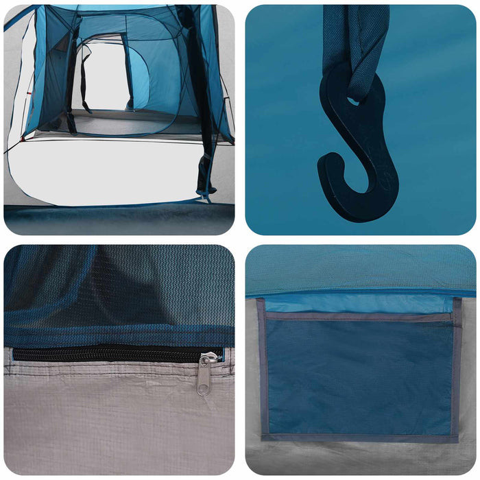 Cort tunel albastru 520 x 260 x 175 cm WALTI