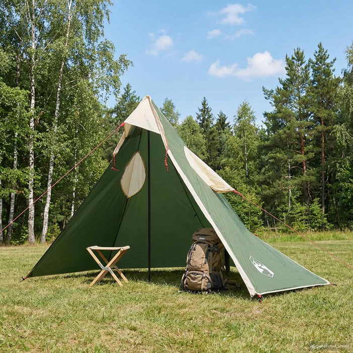 Pelerină de ploaie 2-în-1 cu glugă Verde 262 x 126 x 130 cm WALTI