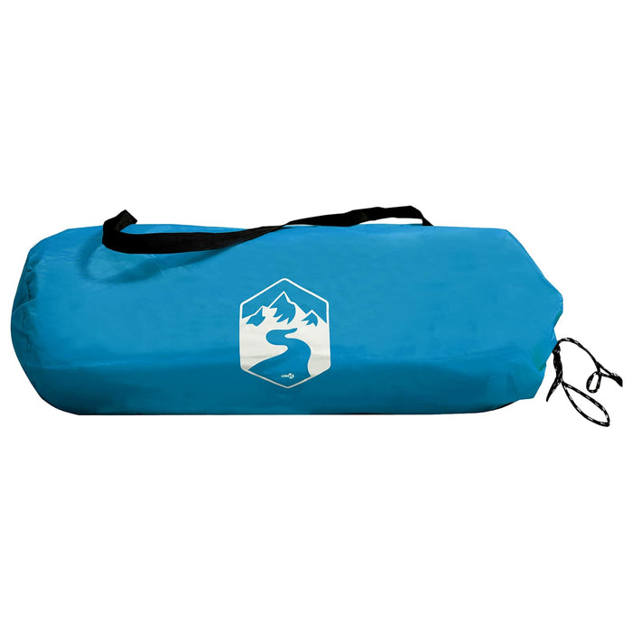 Pelerină de ploaie 2-în-1 cu glugă albastru 262 x 126 x 130 cm - WALTI WALTI