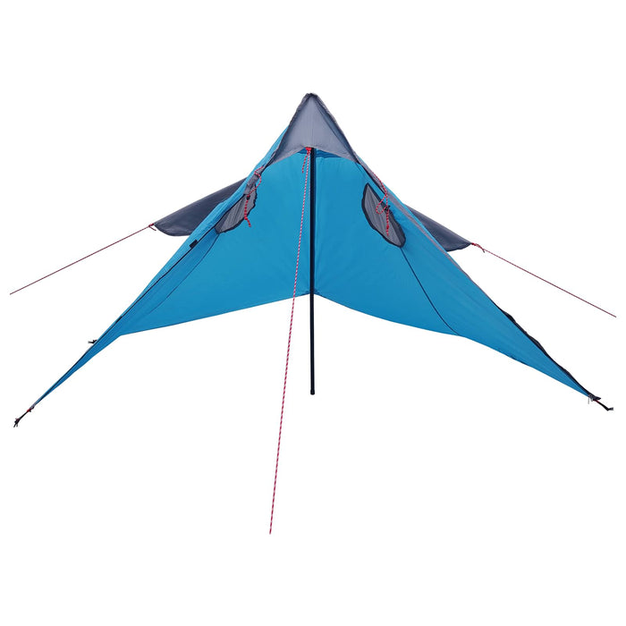 Pelerină de ploaie 2-în-1 cu glugă albastru 262 x 126 x 130 cm - WALTI WALTI