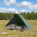 Cort de backpacking Verde 222 x 85 x 125 cm - WALTI WALTI