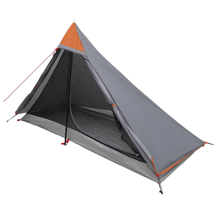 Cort de backpacking Gri și Portocalie 222 x 85 x 125 cm WALTI