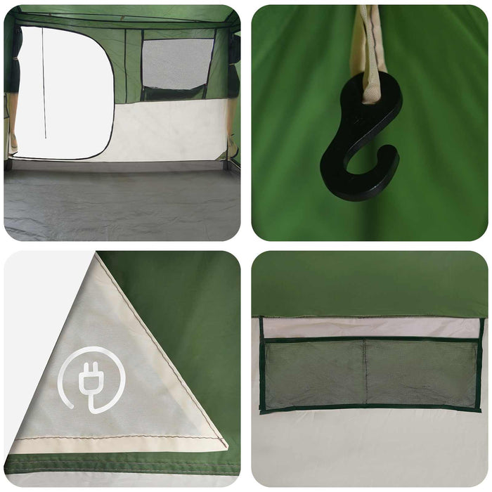 Cort tunel Verde 475 x 220 x 192 cm WALTI
