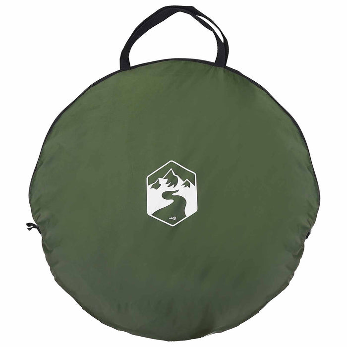 Cort de toaletă pop-up cu sfoară de agățat Verde 97 x 126 cm - WALTI WALTI