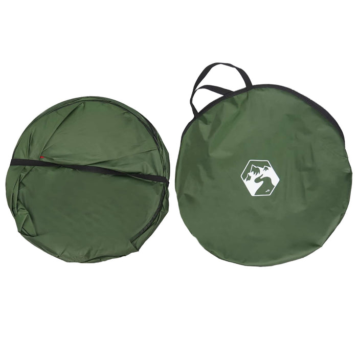 Cort de toaletă pop-up cu sfoară de agățat Verde 97 x 126 cm - WALTI WALTI