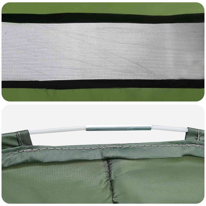 Cort de toaletă pop-up cu sfoară de agățat Verde 97 x 126 cm - WALTI WALTI