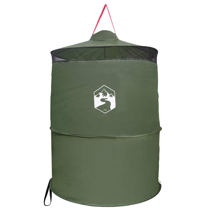 Cort de toaletă pop-up cu sfoară de agățat Verde 97 x 126 cm - WALTI WALTI