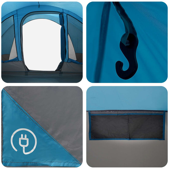 Cort tunel albastru 560 x 395 x 212 cm WALTI
