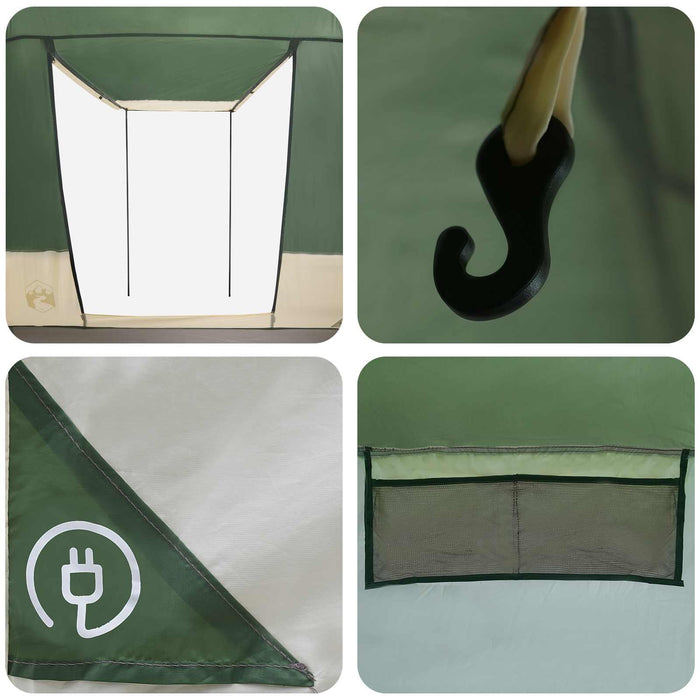 Cort pentru Petreceri Verde 4 persoane - WALTI WALTI