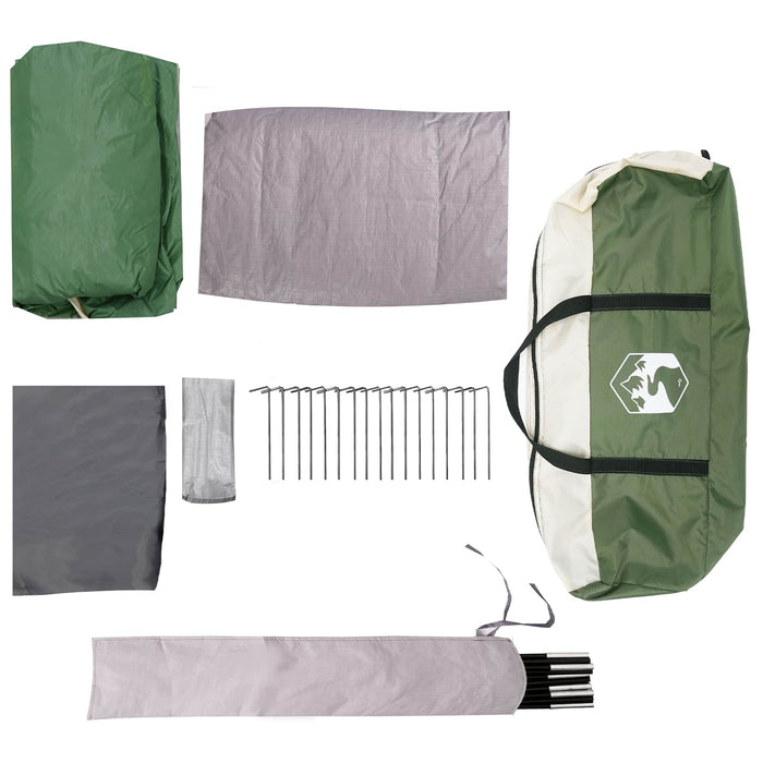 Cort de Familie Verde 550 x 555 x 208 cm - WALTI WALTI