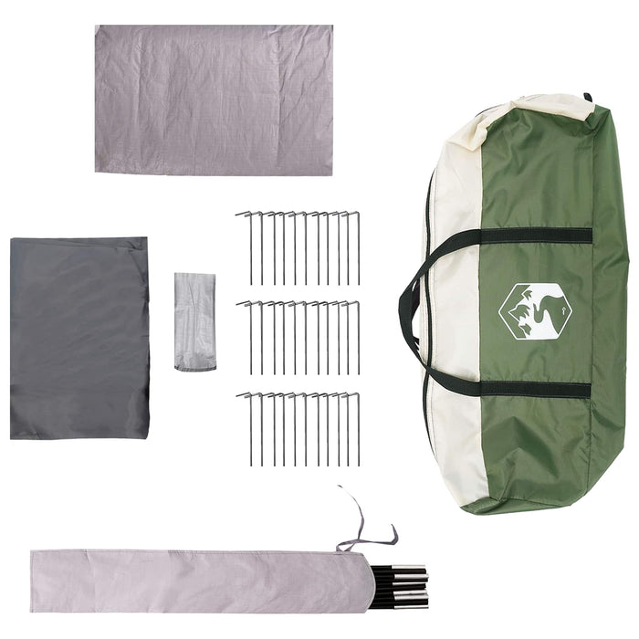 Cort tunel Verde 675 x 392 x 210 cm WALTI