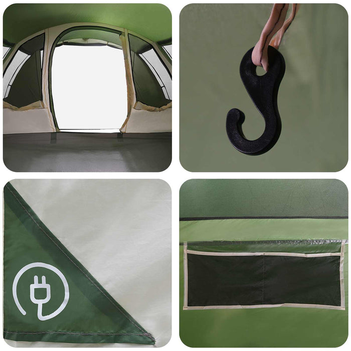 Cort tunel Verde 675 x 392 x 210 cm WALTI