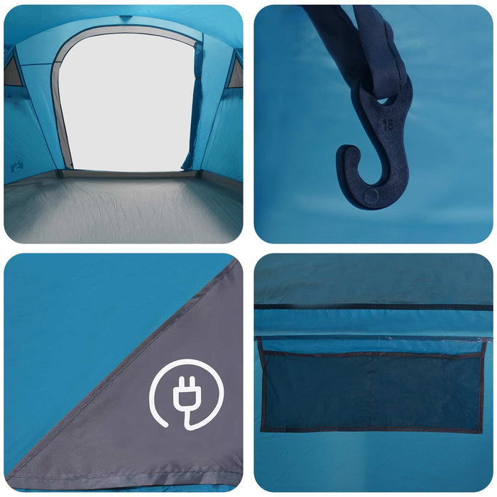 Cort tunel albastru 505 x 330 x 204 cm WALTI