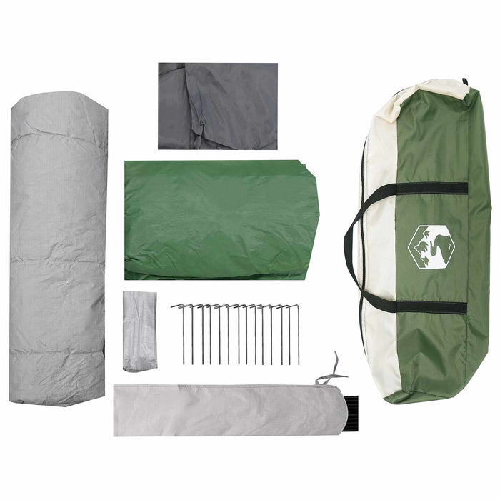 Cort Instant Verde 8 persoane Poliester 185T cu acoperire PU - WALTI WALTI