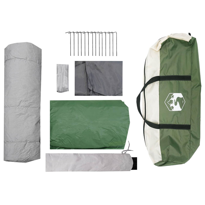 Cort Instant Verde 10 persoane Poliester 185T cu acoperire PU WALTI