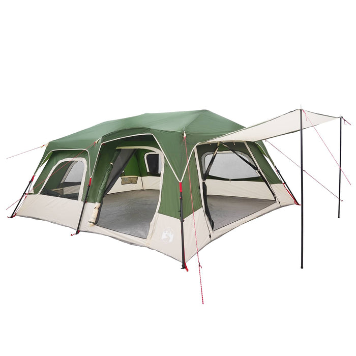 Cort Instant Verde 10 persoane Poliester 185T cu acoperire PU WALTI