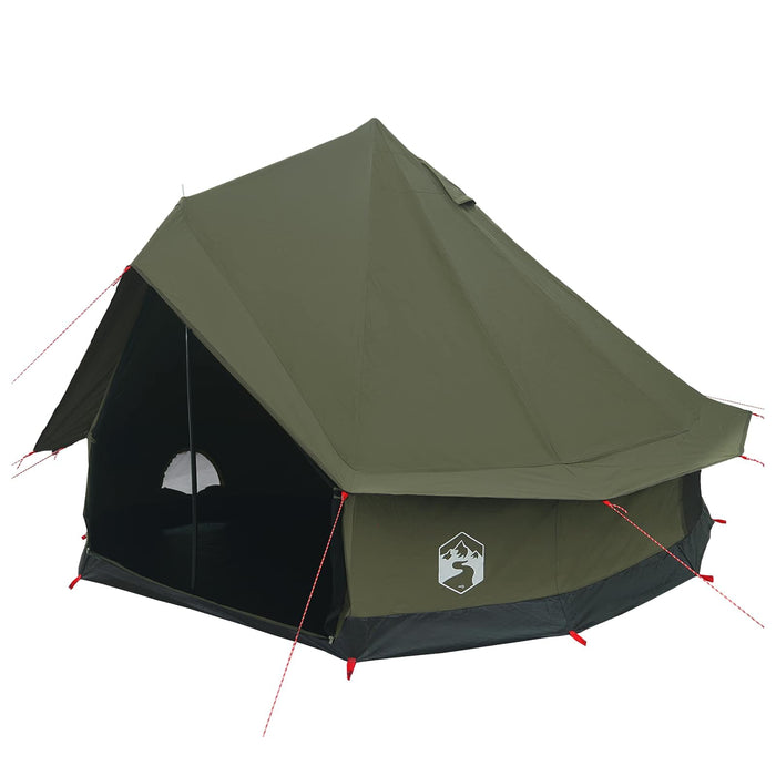 Cort de Familie Verde Army 6 persoane Bumbac sintetic WALTI