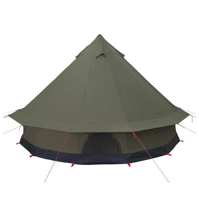 Cort de Familie Verde Army 6 persoane Bumbac sintetic WALTI