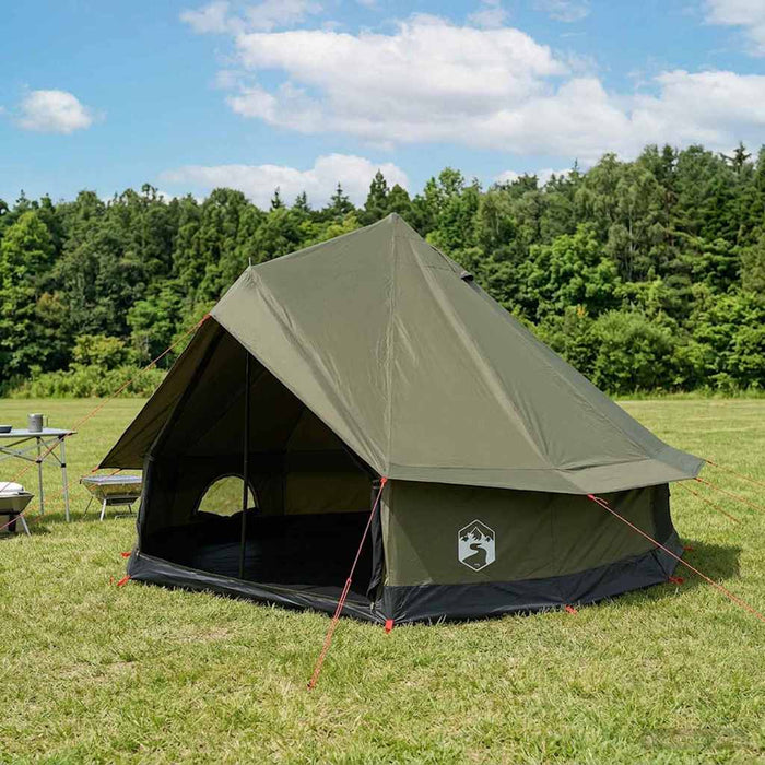 Cort de Familie Verde Army 8 persoane Bumbac sintetic WALTI