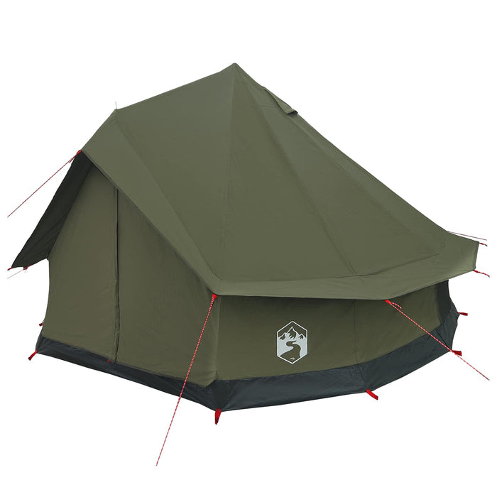 Cort de Familie Verde Army 8 persoane Bumbac sintetic WALTI