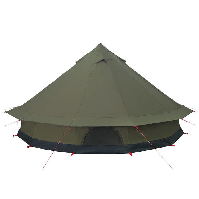 Cort de Familie Verde Army 10 persoane Bumbac sintetic WALTI