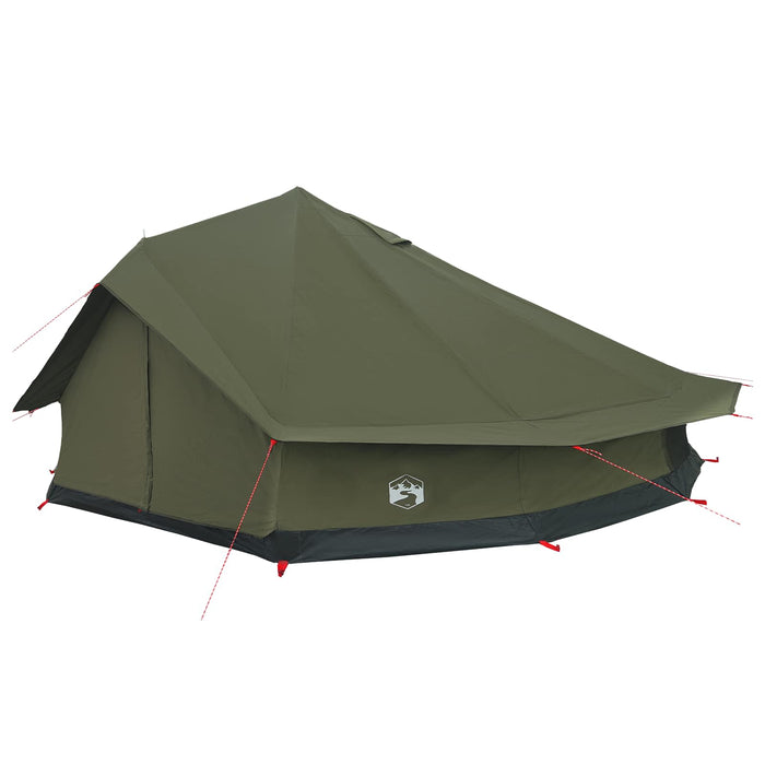 Cort de Familie Verde Army 12-Persoane Bumbac sintetic WALTI