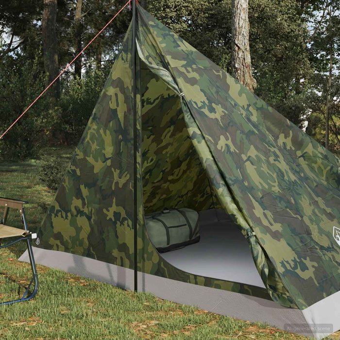 Cort de backpacking Camuflaj 4 persoane WALTI
