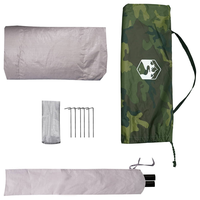 Cort de backpacking Camuflaj 2 persoane WALTI