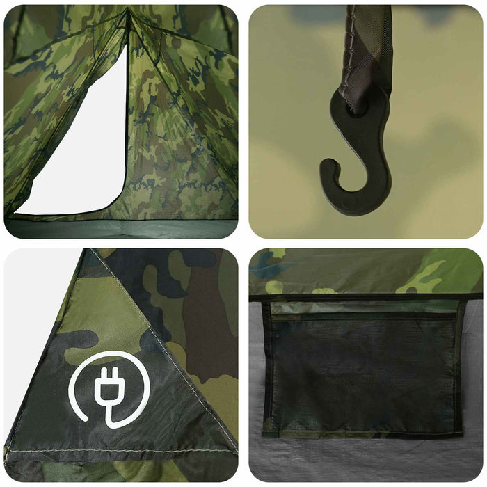 Cort de backpacking Camuflaj 2 persoane WALTI