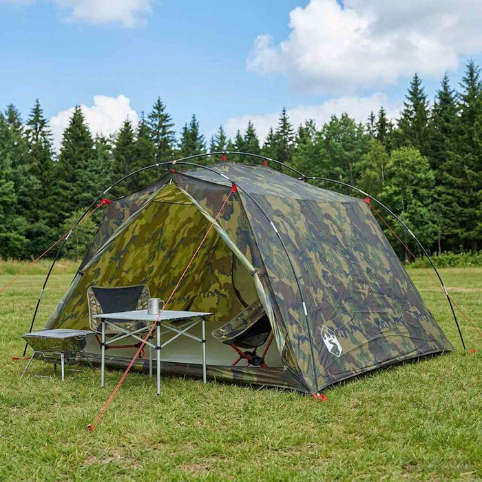 Cort tunel Camuflaj 4 persoane Poliester 185T cu acoperire PU WALTI