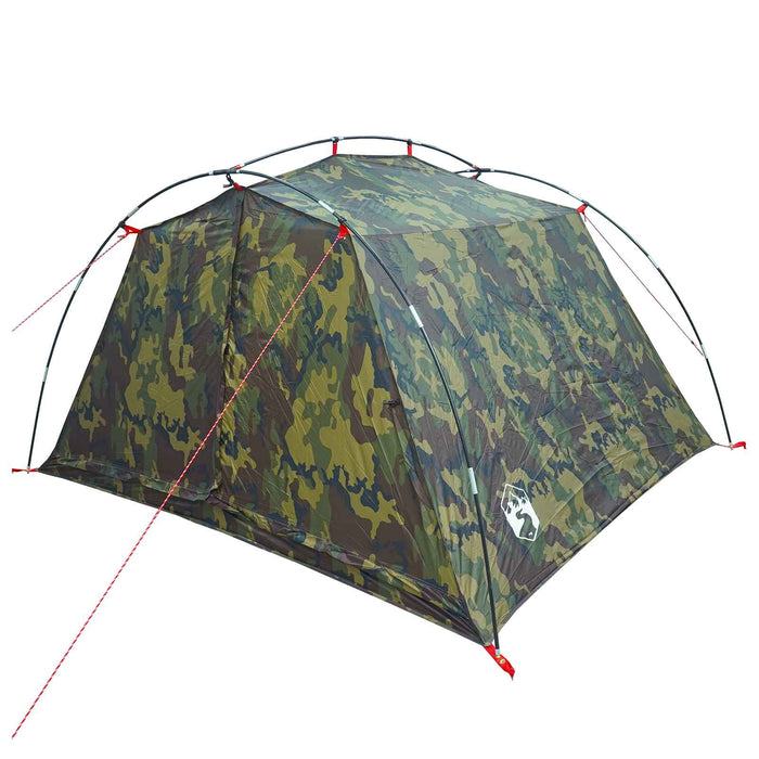 Cort tunel Camuflaj 4 persoane Poliester 185T cu acoperire PU WALTI