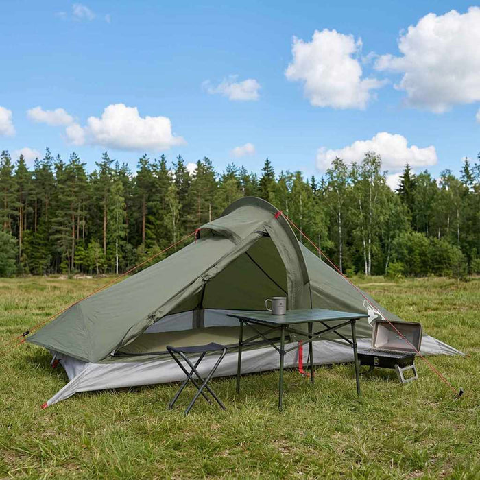 Cort de backpacking Verde măsliniu 4 persoane WALTI